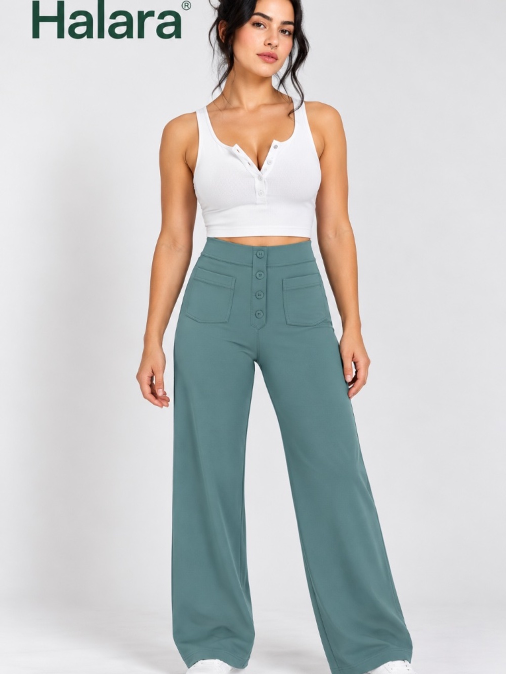 Halara DayStretch High Waisted Straight Leg Casual Pants